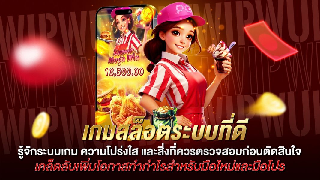 บทความ เกมสล็อตระบบที่ดีคืออะไร? รู้จักระบบเกม ความโปร่งใส และสิ่งที่ควรตรวจสอบก่อนตัดสินใจ
